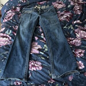 Ariat Women's Flare Jeans in Classic Blue